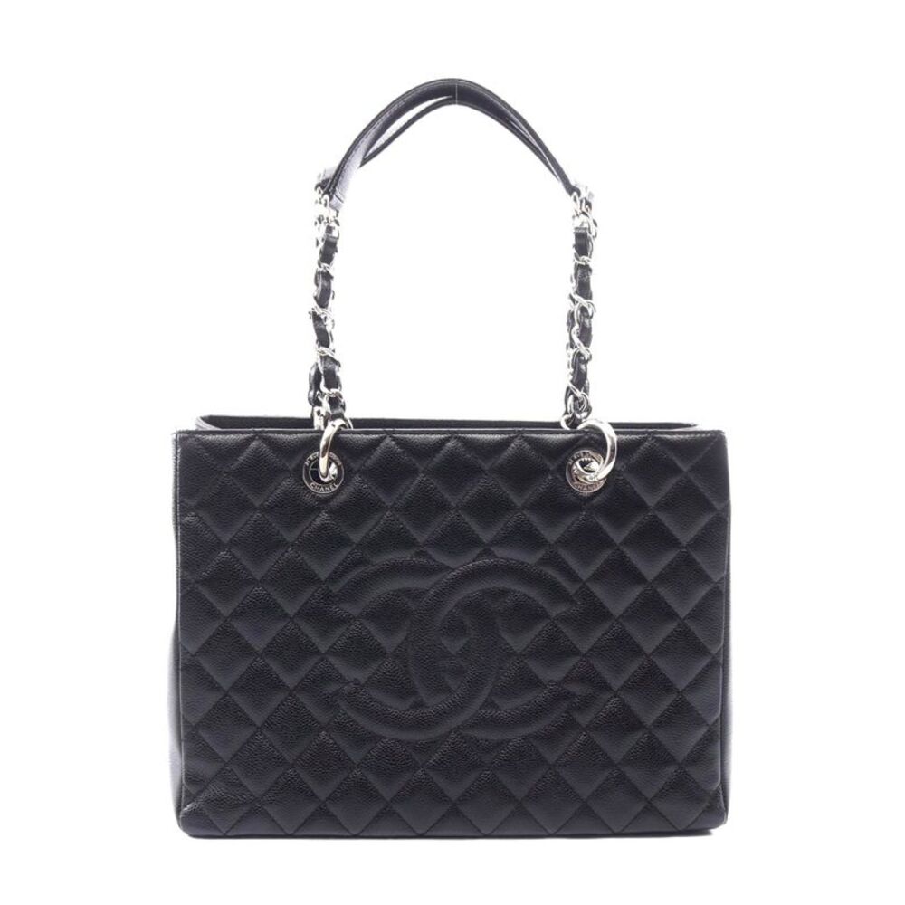 Chanel Caviar Skin Grand Shopping Tote Bag